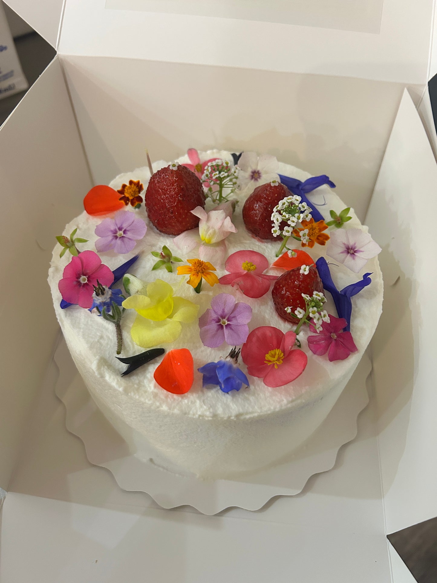 Edible flower add-on