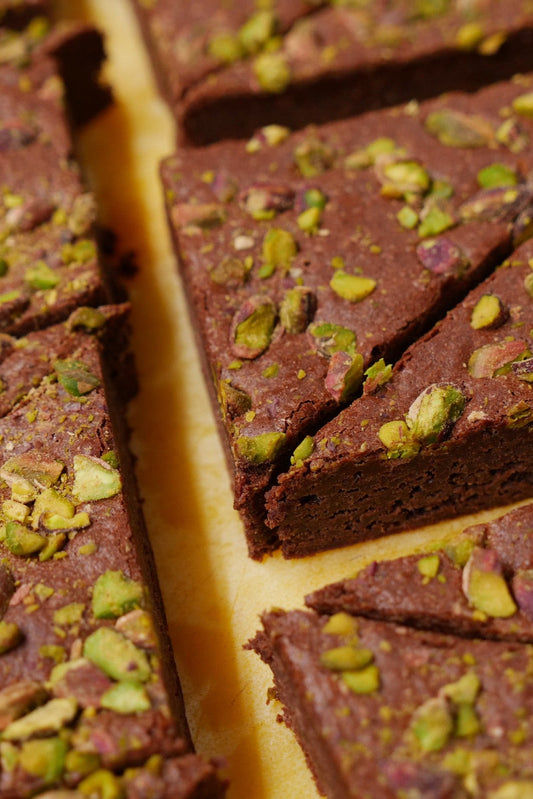 Pistachio brownies