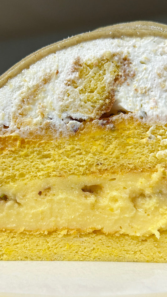 Swedish-style princess cake--with homemade marzipan